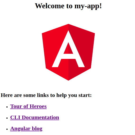 Angular first app